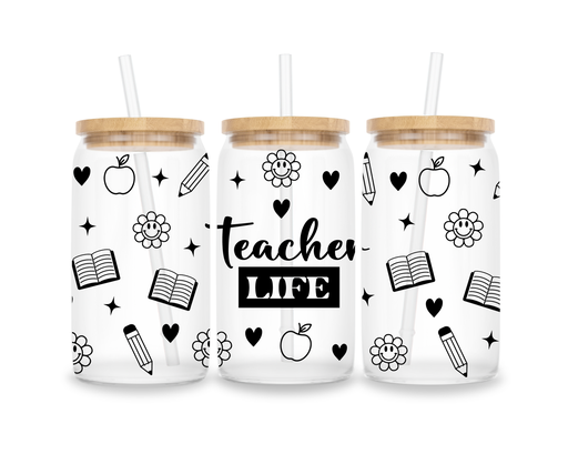 16oz Teacher Life Cup